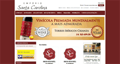 Desktop Screenshot of emporiosantacarolina.com.br